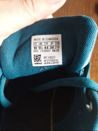 Zapatillas Adidas Cloudfoam Azul Talla 44