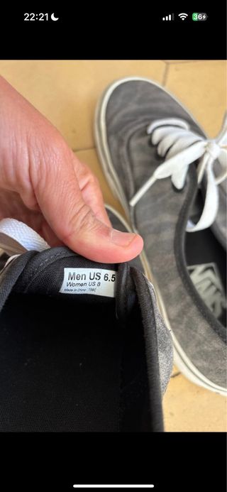 Zapatillas Vans grises