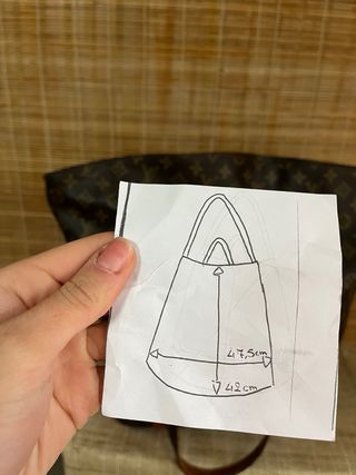 Borsa a spalla Vintage Y2K Marrone