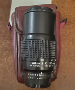 Cámara Nikon F50+3 Lentes+Flash (+2 objetivos*)