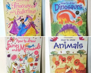 How to Draw - 4 livros - Usborne
