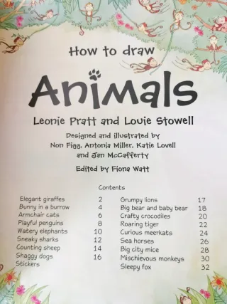 How to Draw - 4 livros - Usborne
