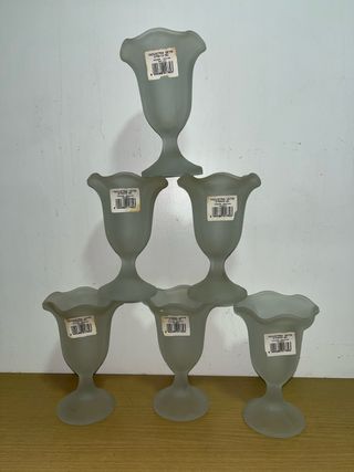 Set 6 Bicchieri per Gelato in Cristallo