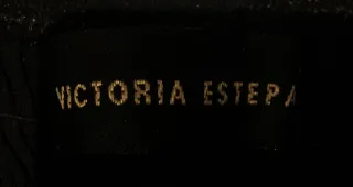 Vestido fiesta satén multicolor elegante