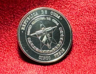Moneda de Plata Banco Nacional de Cuba