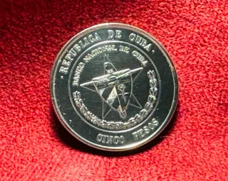 Moneda de Plata Banco Nacional de Cuba