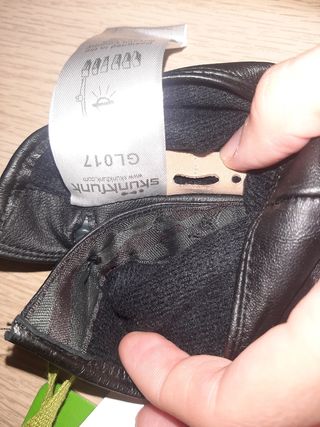 Guantes largos de piel SkunkFunk