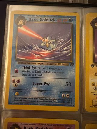 Pokemon Dark Golduck R 37/82
