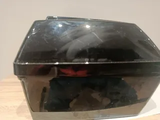 Baúl para moto negro