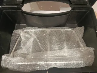 Baúl para moto negro