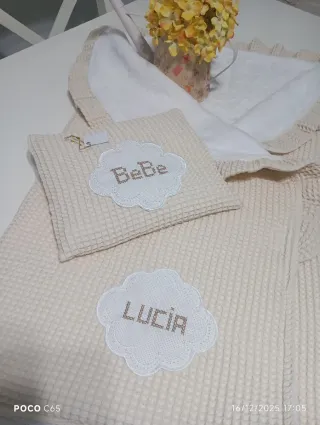 Bolsa con nombre saquito Bebe niño niña mamá papá