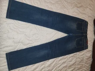 Jeans Conbipel donna blu con decorazioni