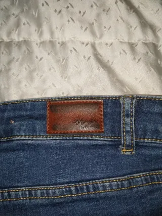 Jeans Conbipel donna blu con decorazioni