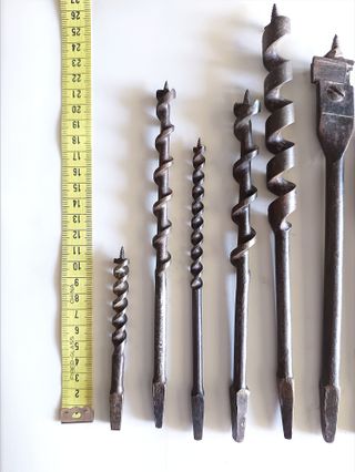 Lote Brocas Antiguas Madera