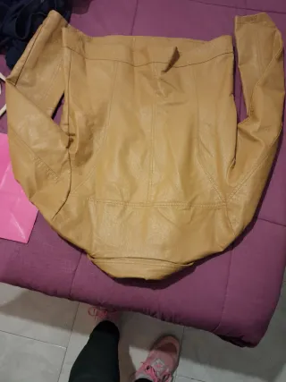 Cazadora Kelly & Grace Beige Mujer