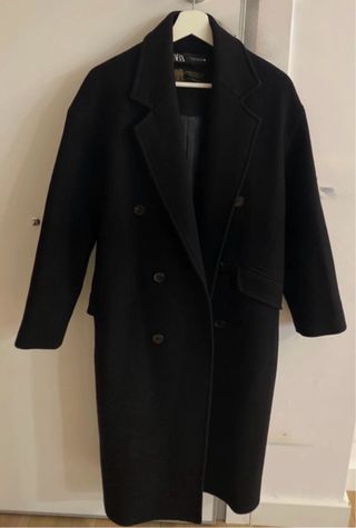 Abrigo Largo Zara Negro