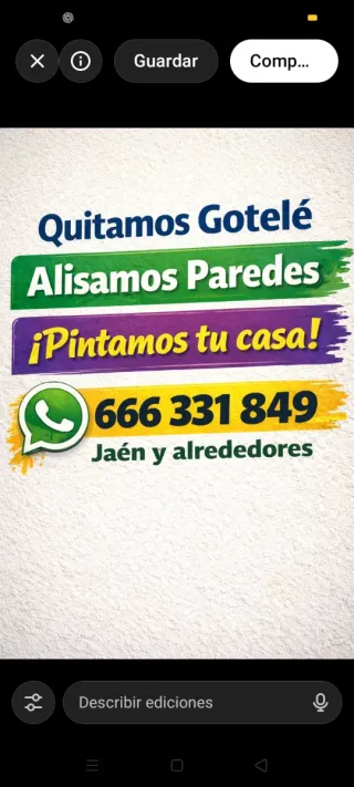 Pintor profesional: Gotelé y alisado paredes