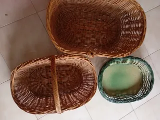 Lote Cestas Mimbre Regalo