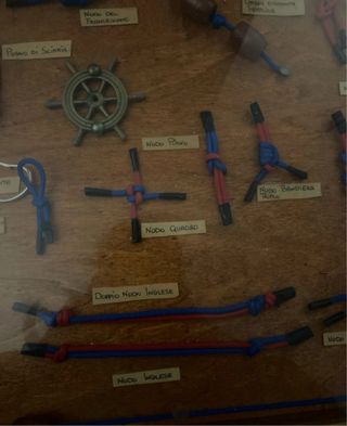 Quadro Nodi Nautici Marinai Legno