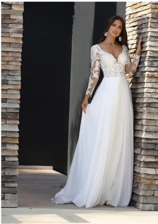 Vestido de Novia Blanco Talla Única