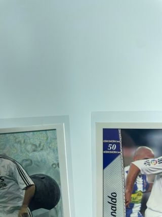 2 x Ronaldo Nazario Fichas Liga Mundicromo 04 y 07