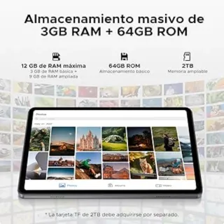 Tablet Doogee Tab A9 Gris Nueva