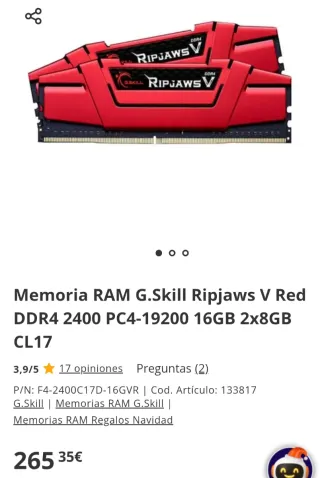 Memorias RAM G.Skill DDR4