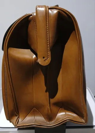 Maletín Médico Vintage Marrón Años 60