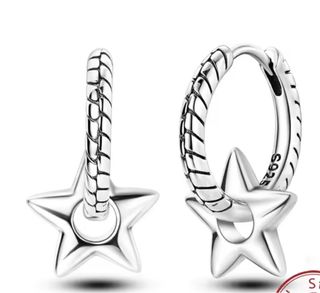 Aritos Plata Ley 925 Estrella