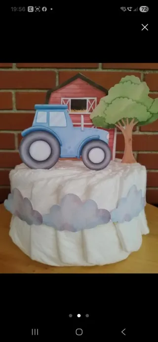 Tarta de pañales personalizados