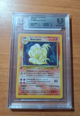 Ninetales 1st Edition Holo R BGS 8.5 Español