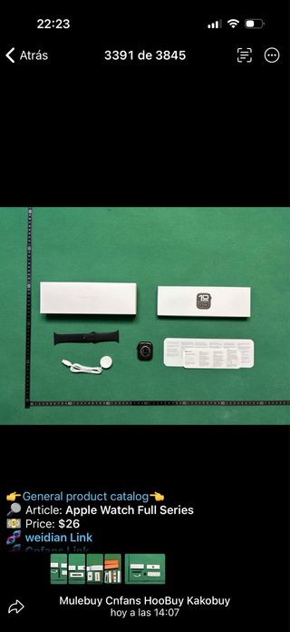 Apple Watch Series Completo Negro