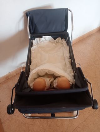 Cochecito de muñecas con bolso