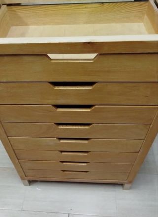 Mobile con cassetti in legno