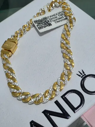 Bracciale Pandora 20cm Oro e Argento