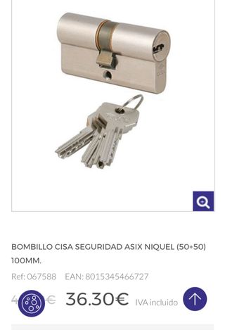 Cilindros Bombines Cerraduras Simples y Seguridad