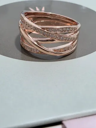 Anello Pandora Misura 54 Oro Argento