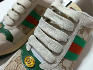 Zapatillas Gucci Beige y Verde