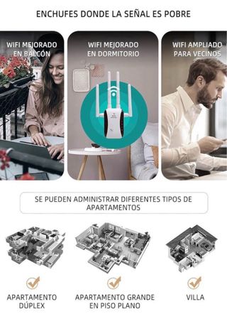 Repetidor WiFi, Amplificador señal WiFi