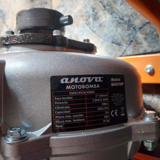 Motobomba Anova Nueva Sin Uso