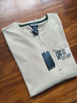 Maglietta P/CLUB uomo manica lunga M beige