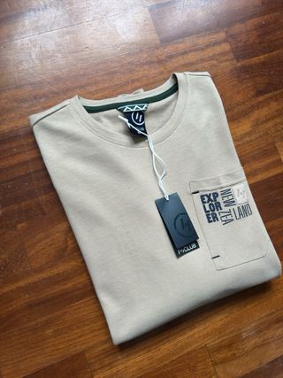 Maglietta P/CLUB uomo manica lunga M beige