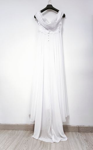 Vestido de Novia Gasa Romántico