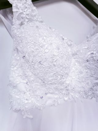 Vestido de Novia Gasa Romántico