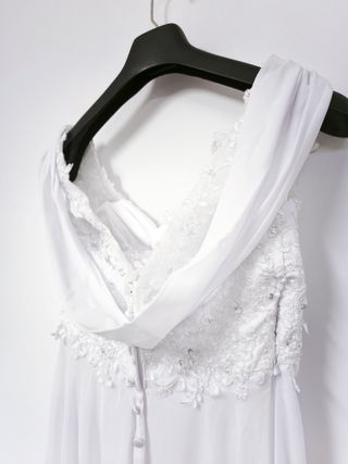 Vestido de Novia Gasa Romántico