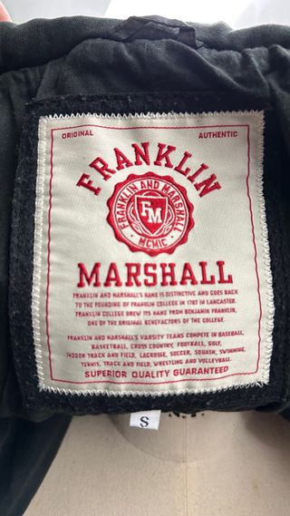 Chaqueta Franklin Marshall Negra Corduroy