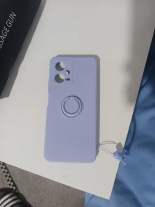 Funda Lila Xiaomi Redmi Note 12 5G con Anillo