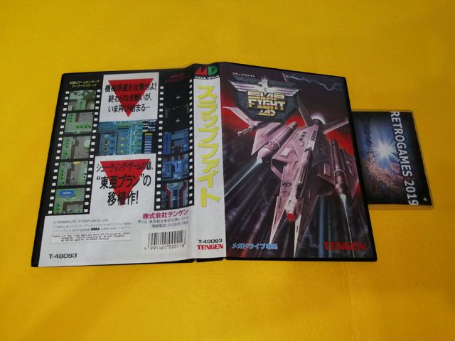 SLAP FIGHT SEGA Mega Drive / GENESIS REG CARD