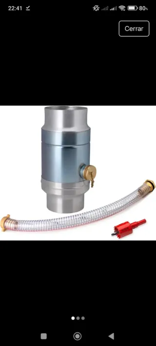 Colector Agua Lluvia 100mm