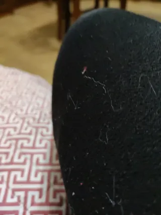 Bambola in tessuto bianco e nero